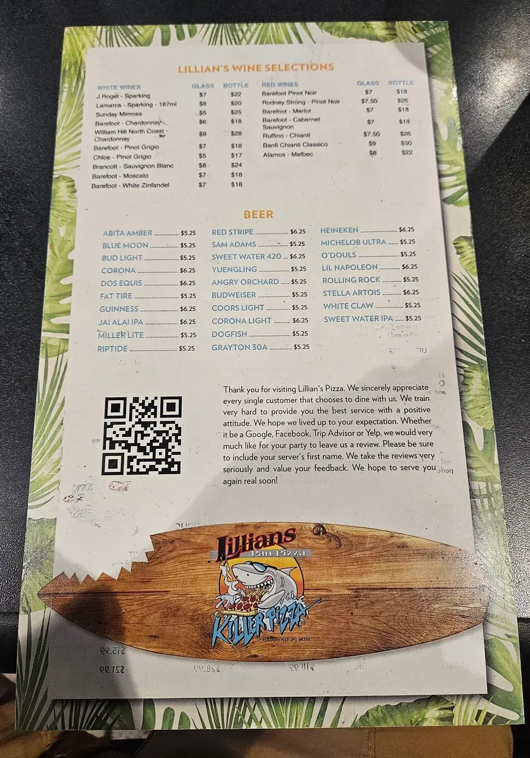 Menu 6