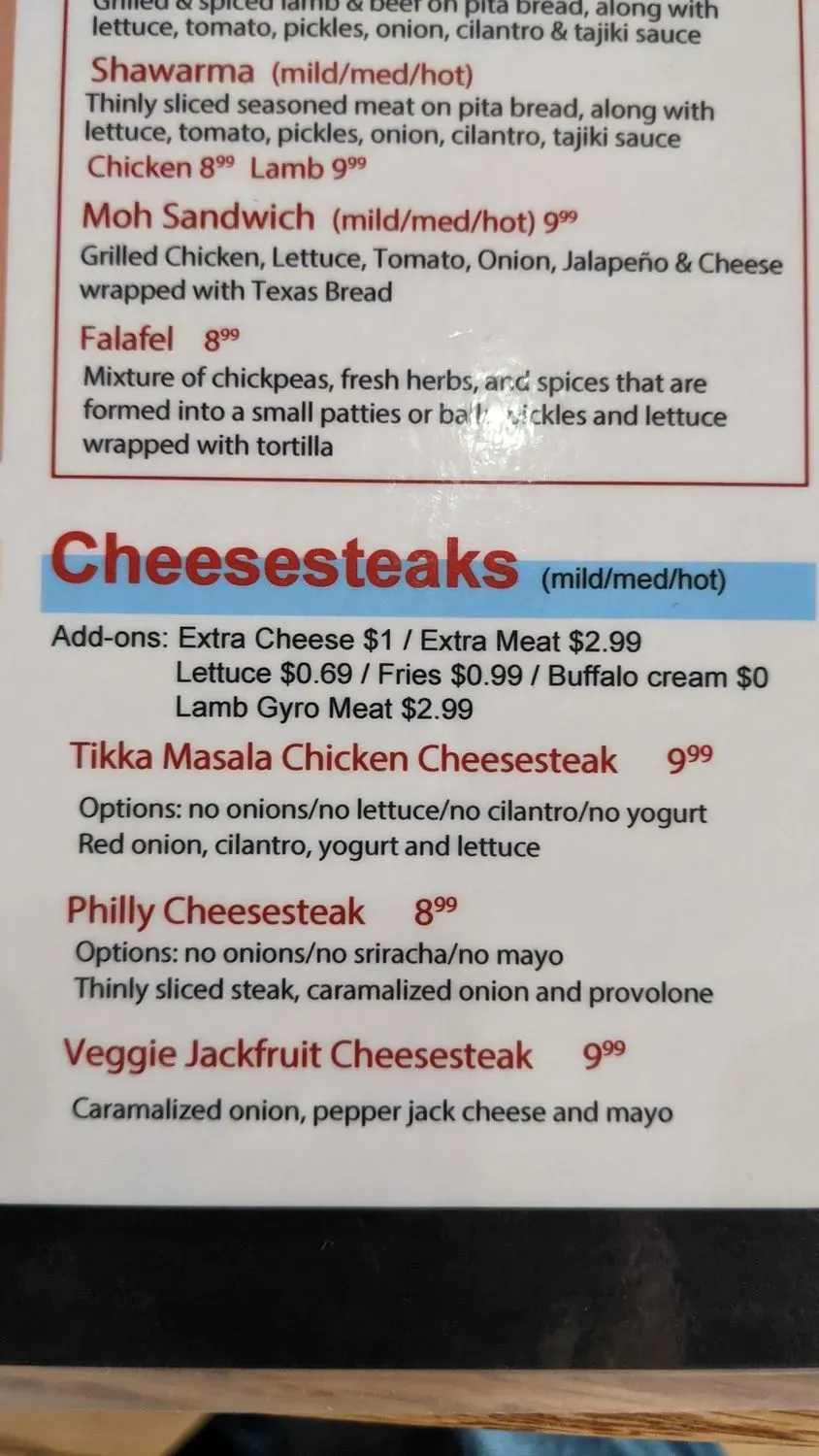 Menu 6