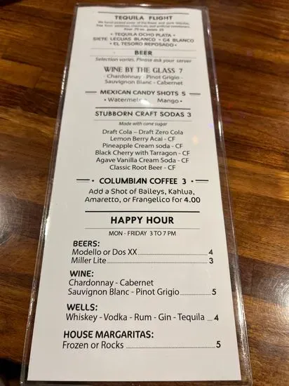 Menu 5