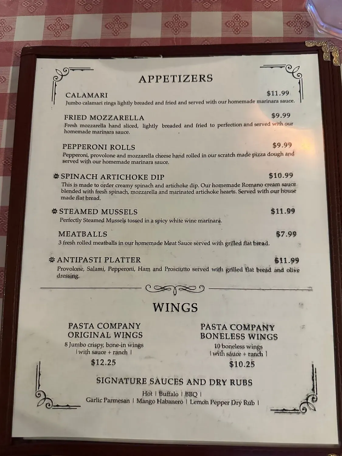 Menu 2