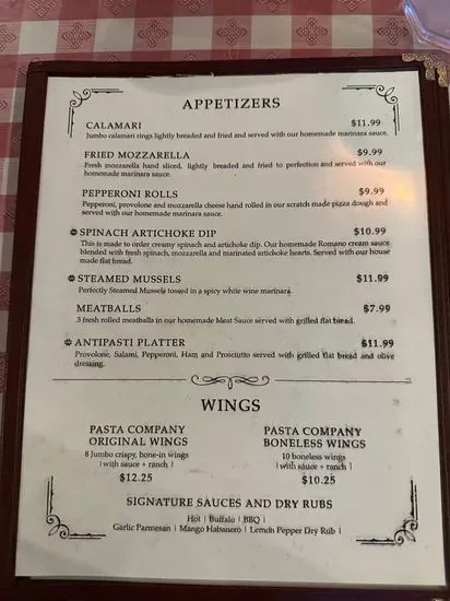 Menu 2