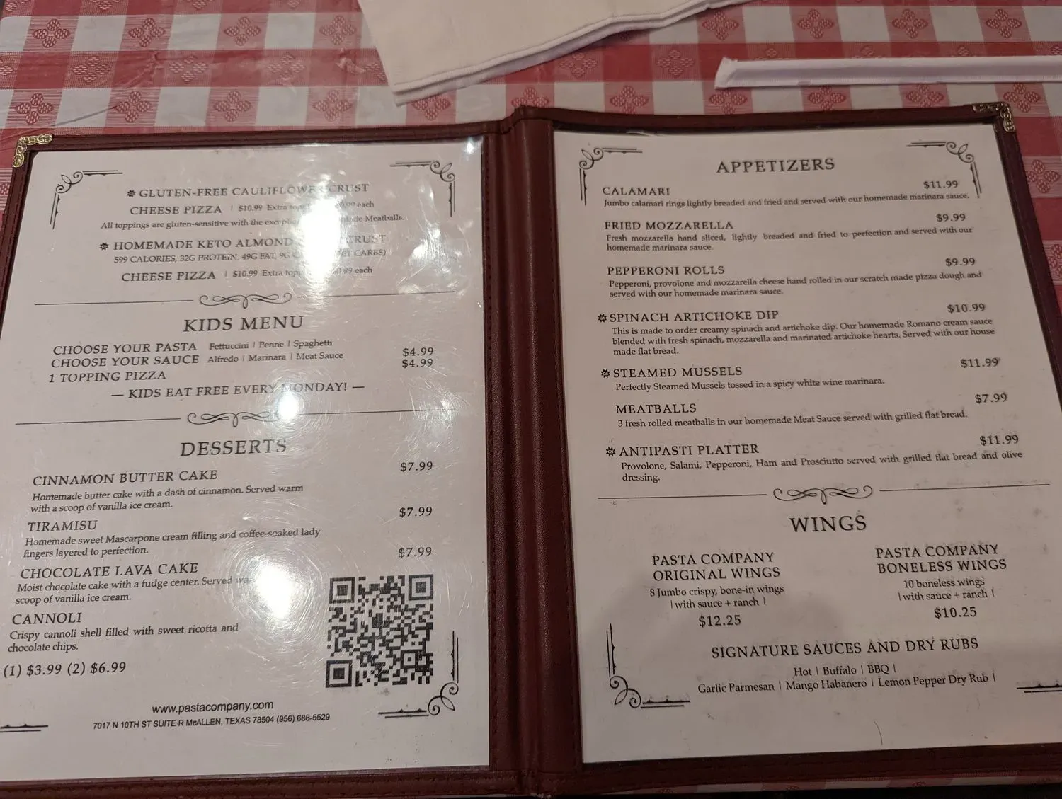 Menu 6