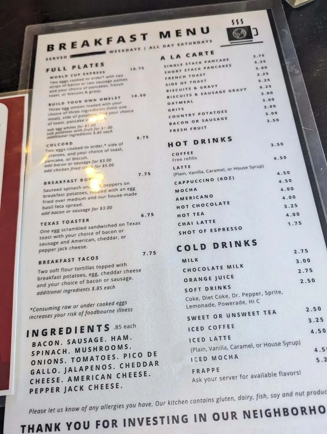 Menu 3