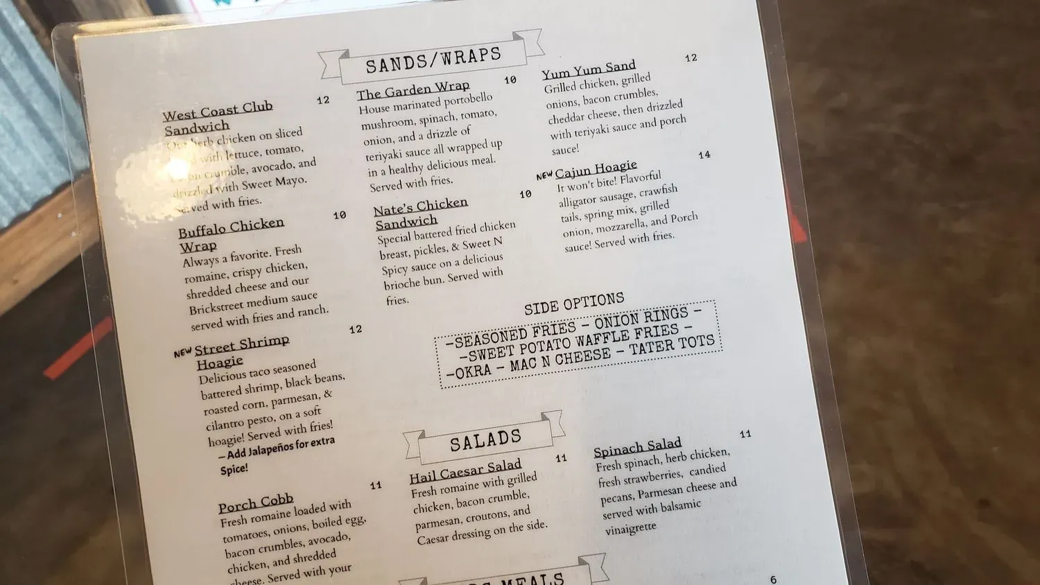 Menu 2