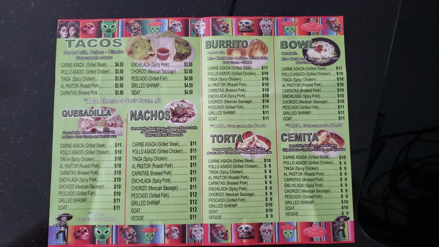 Menu 4