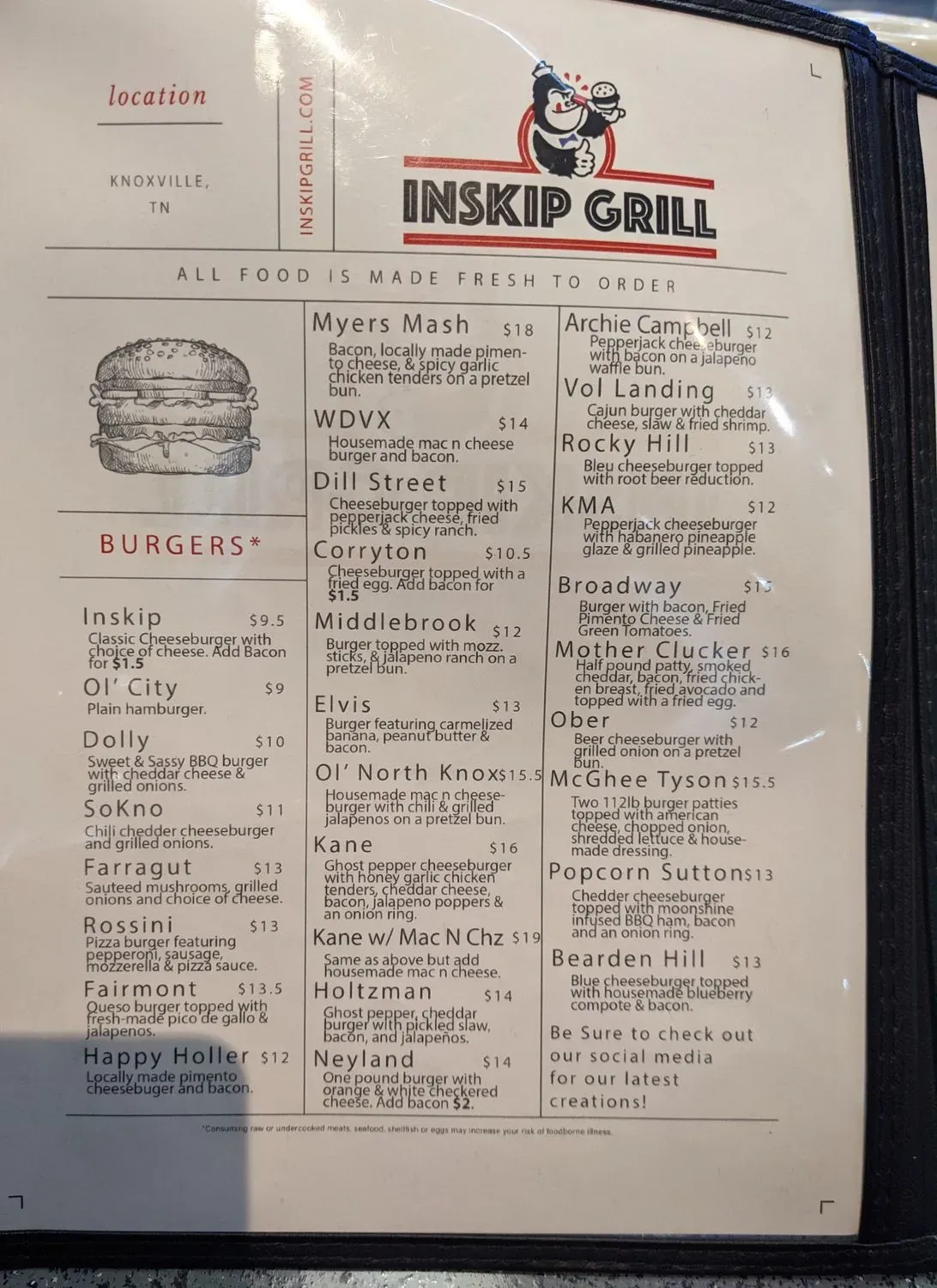 Menu 6