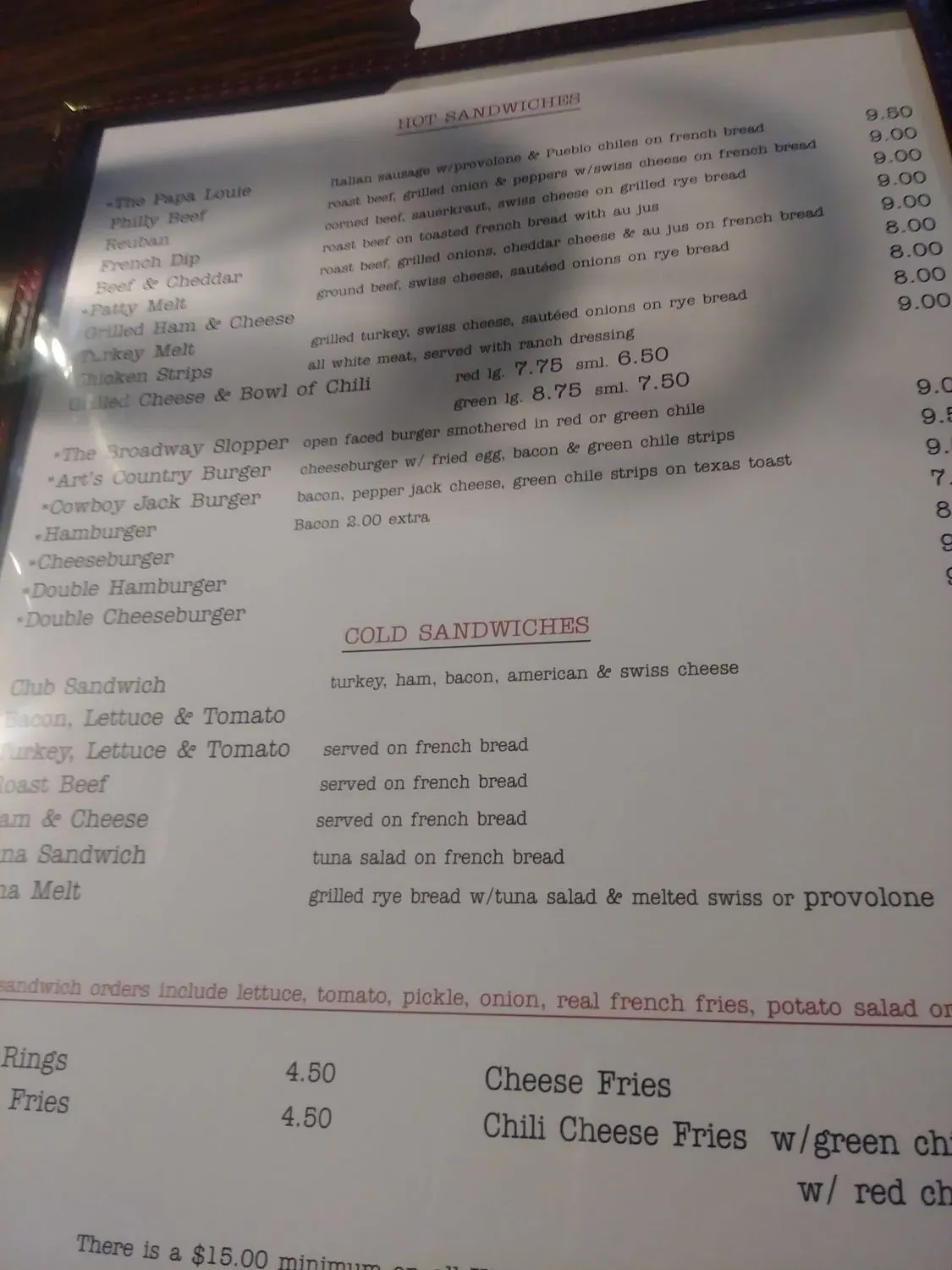 Menu 3