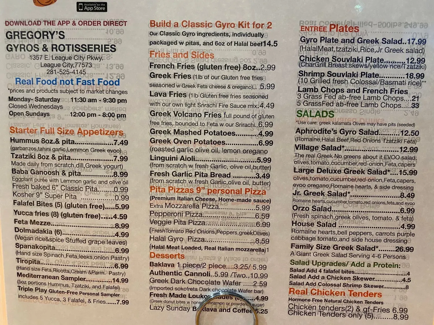 Menu 3