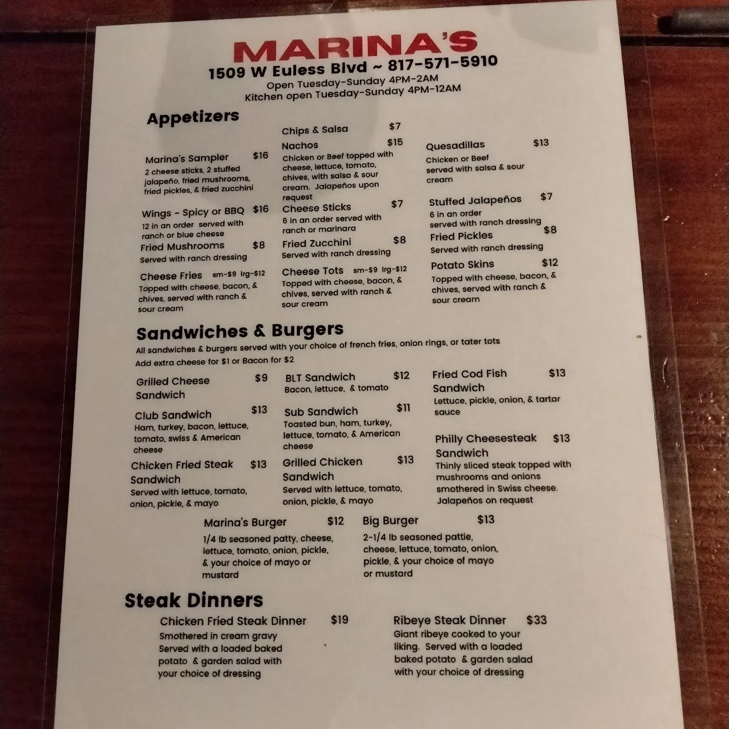 Menu 3