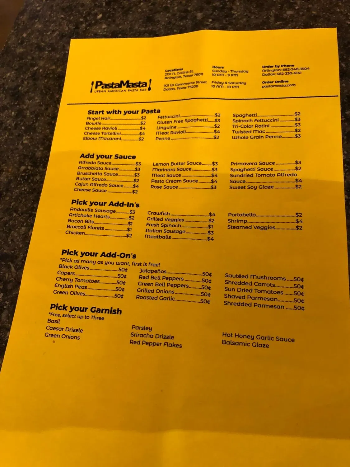 Menu 3