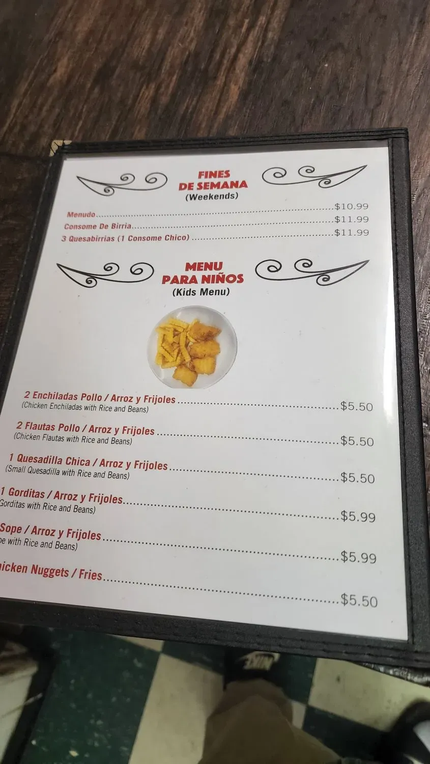 Menu 5