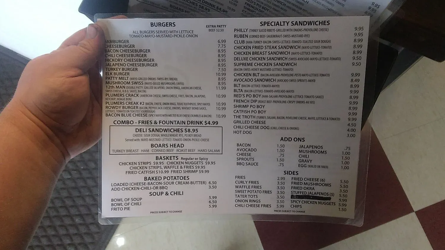 Menu 2