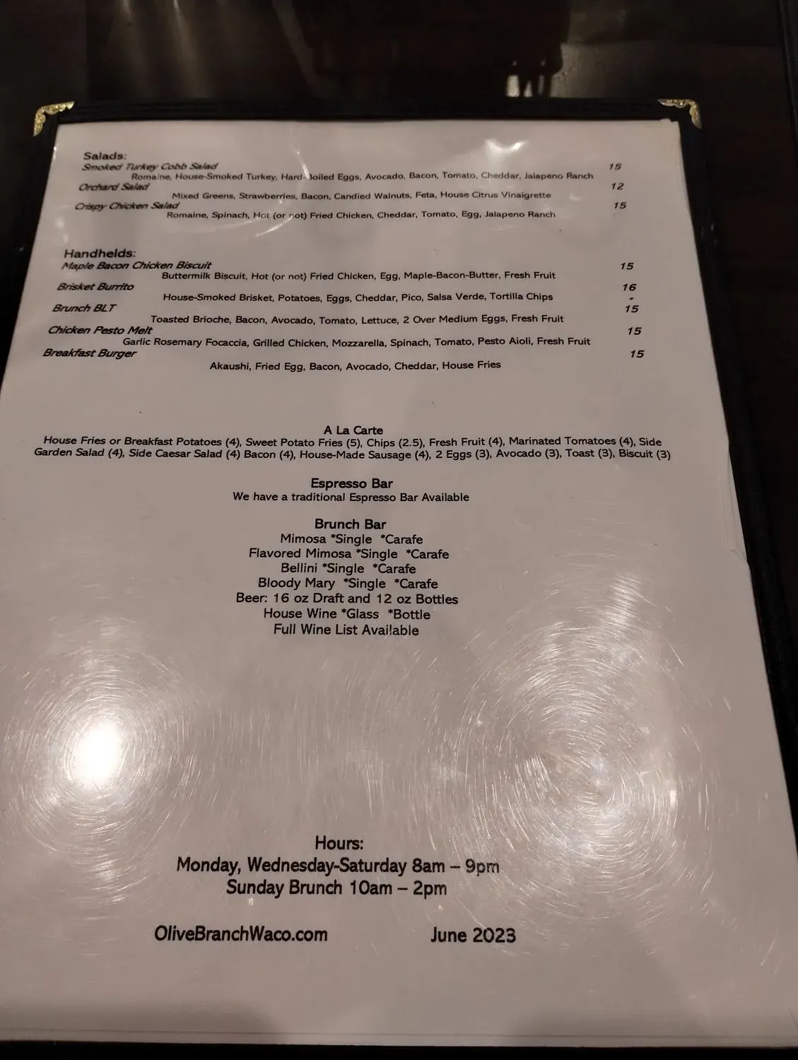 Menu 4