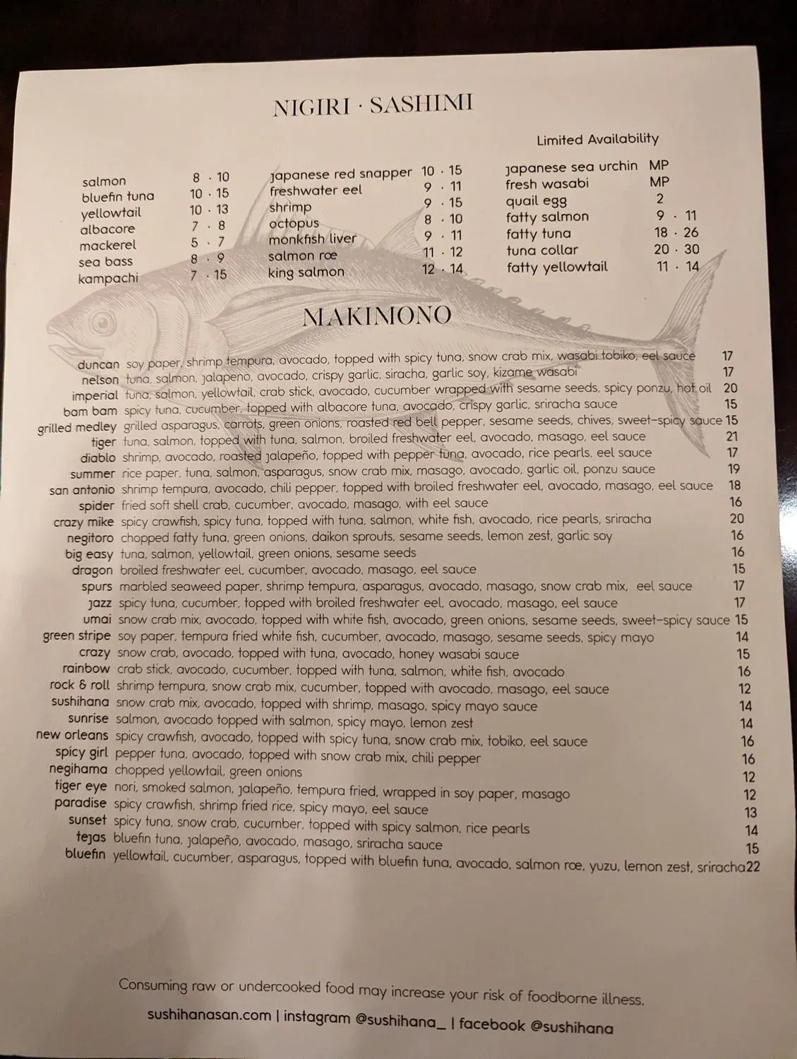 Menu 5