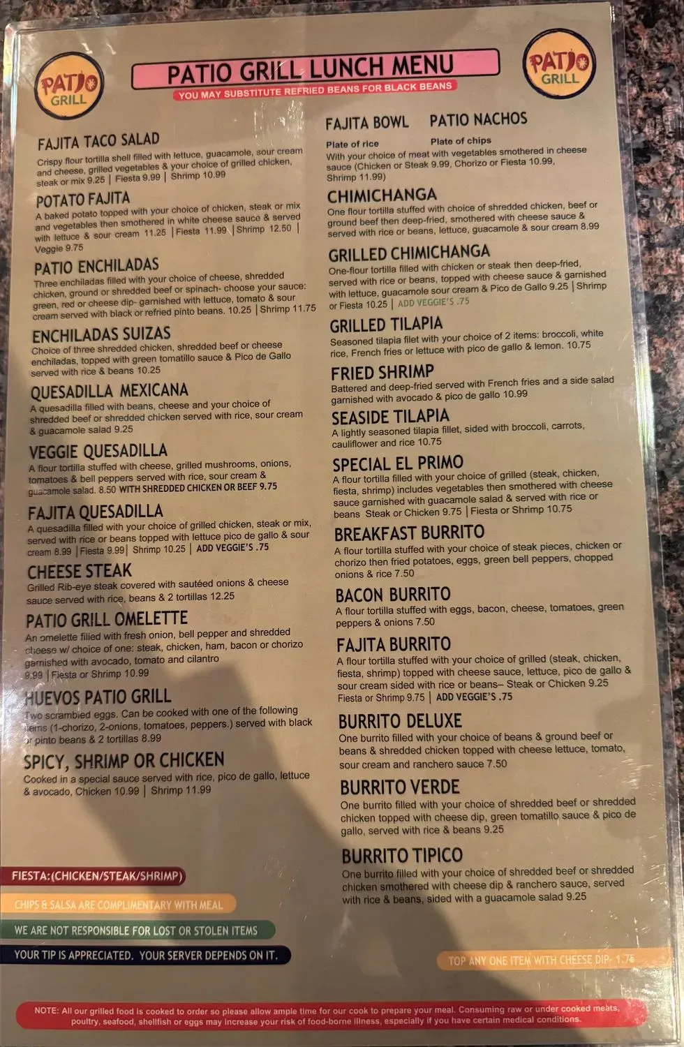 Menu 4