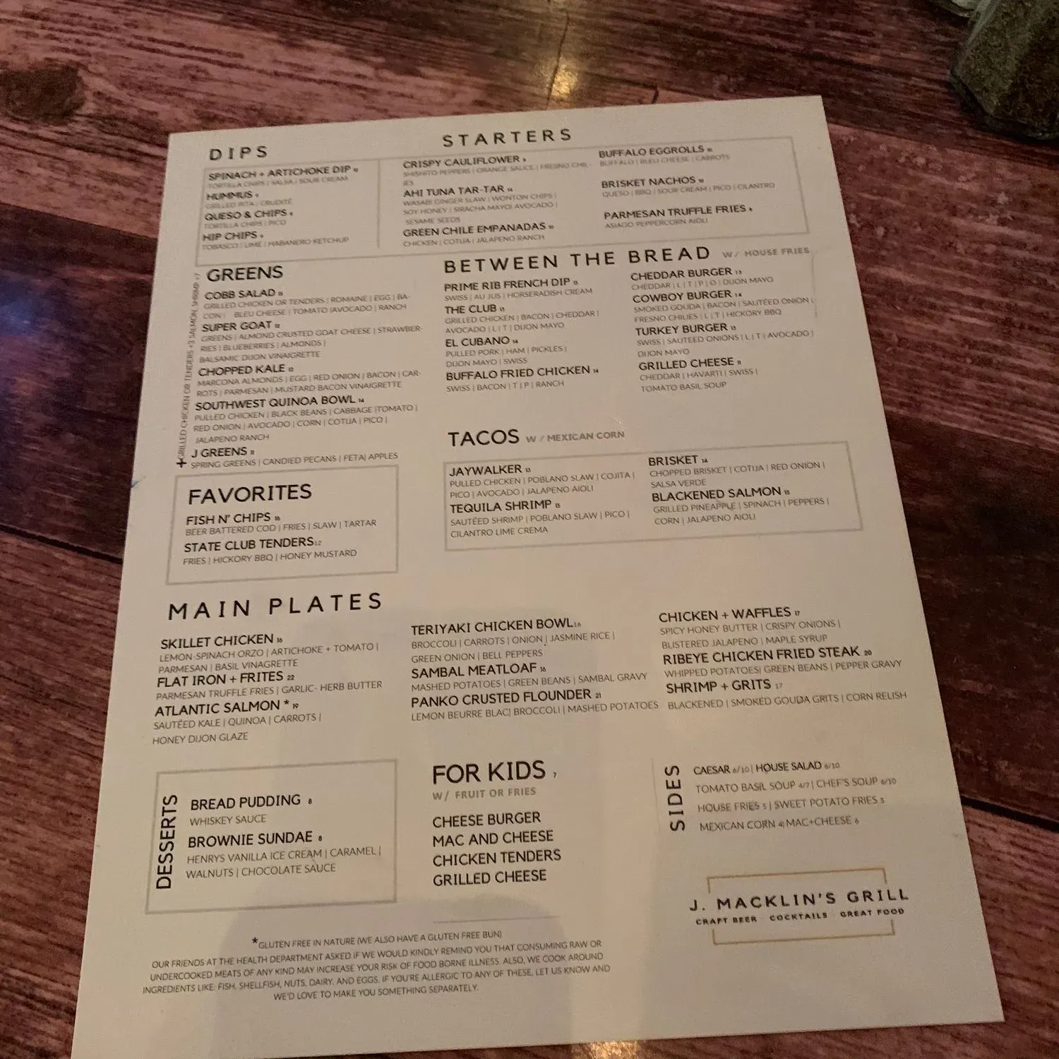 Menu 5