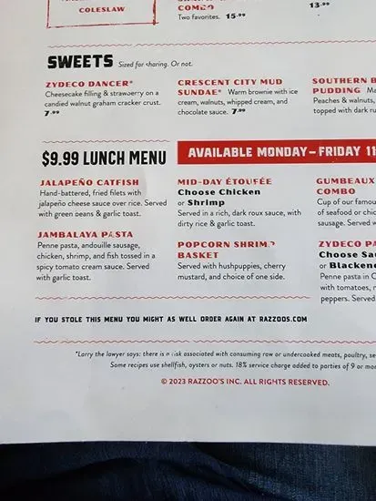 Menu 3