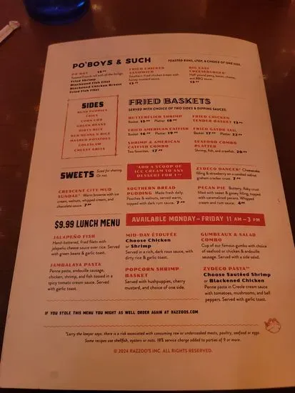 Menu 5