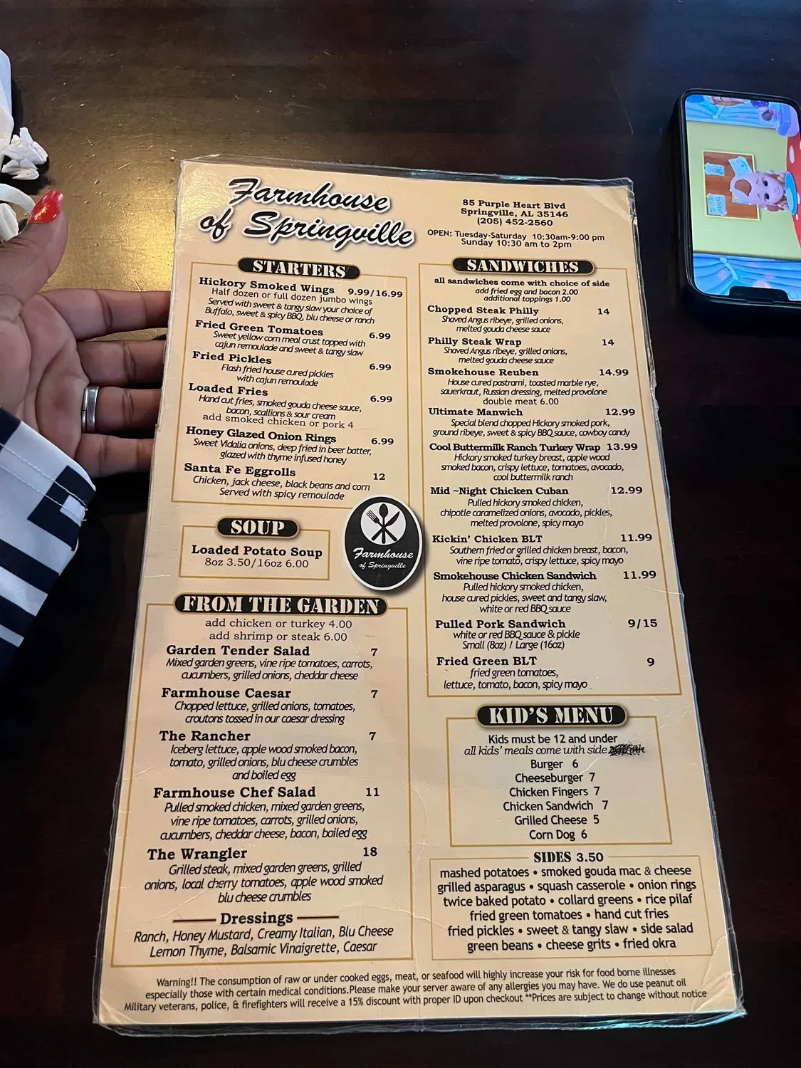 Menu 4