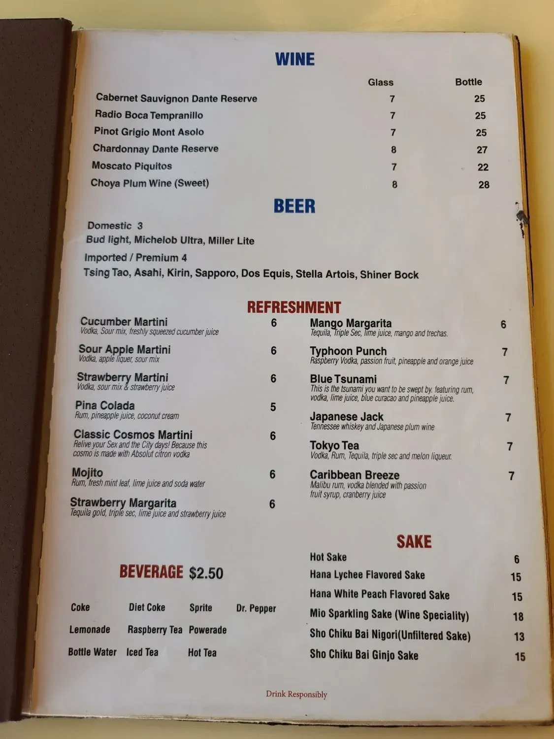 Menu 3