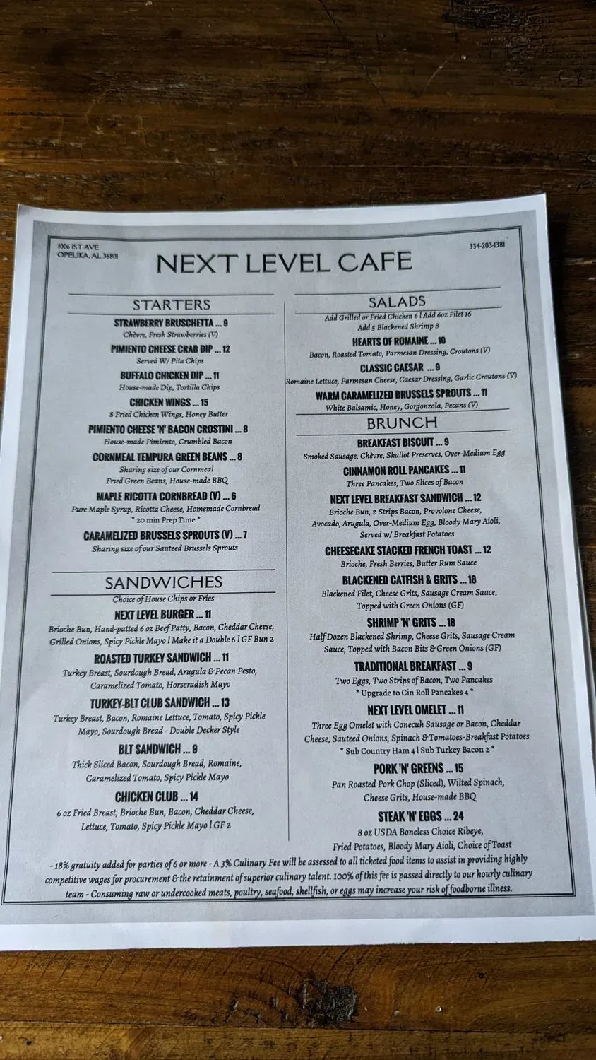 Menu 4