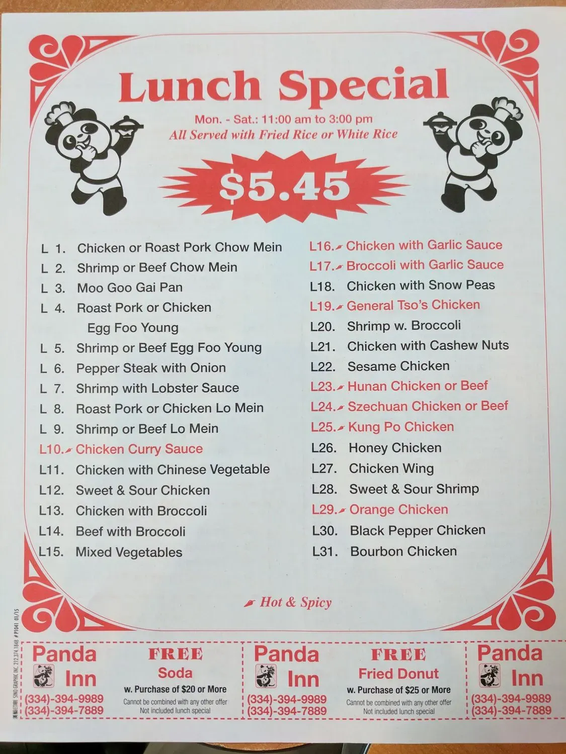 Menu 2