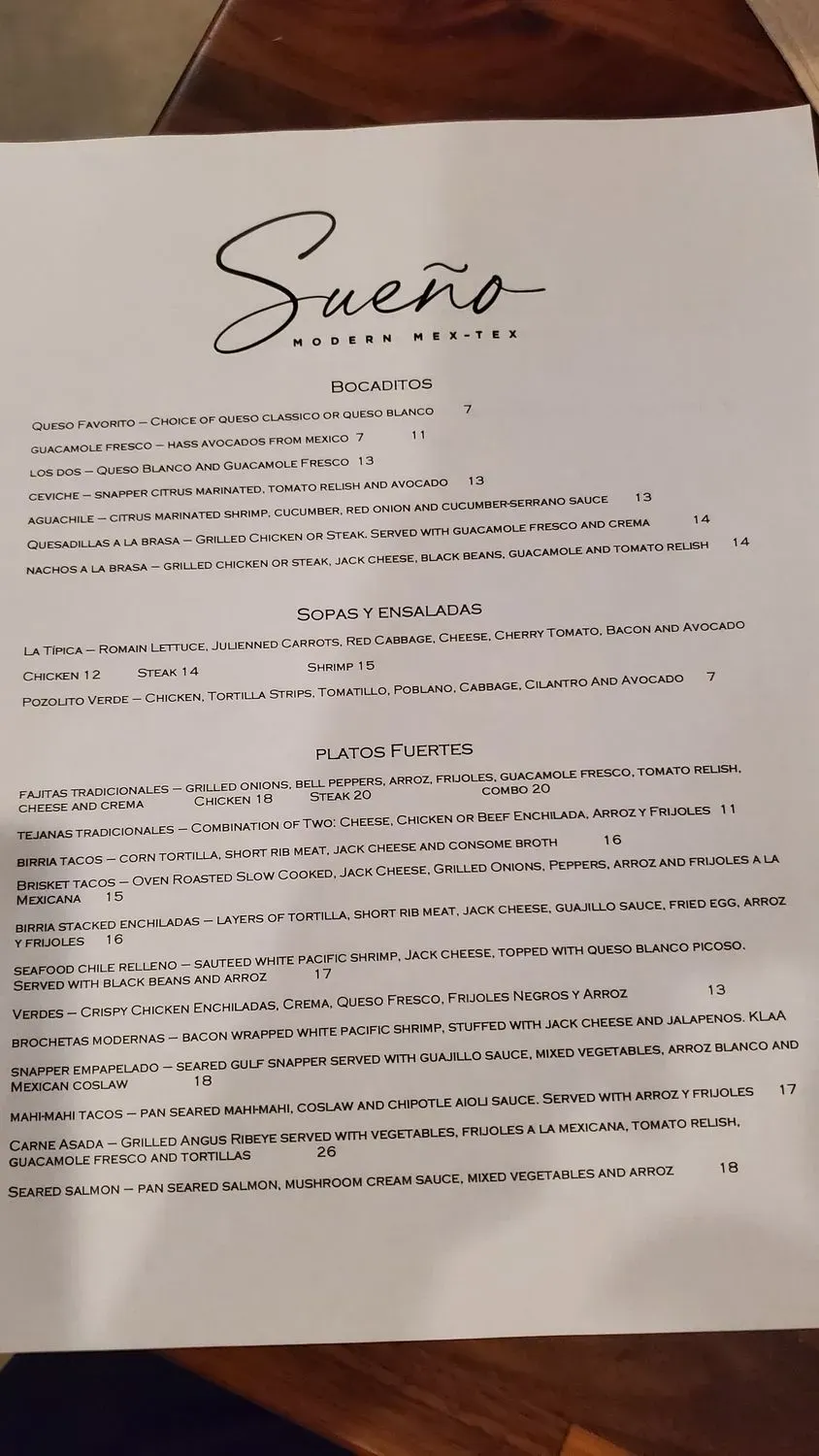 Menu 4