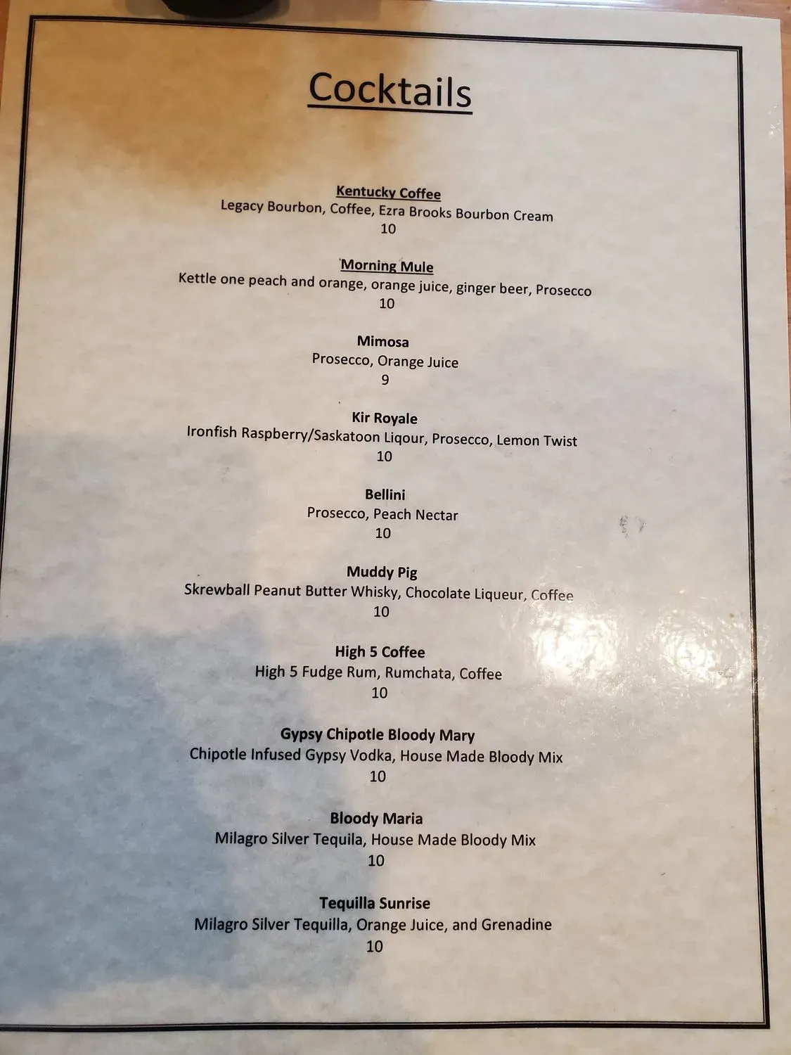 Menu 6