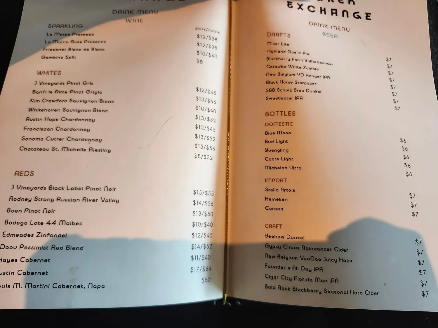 Menu 2