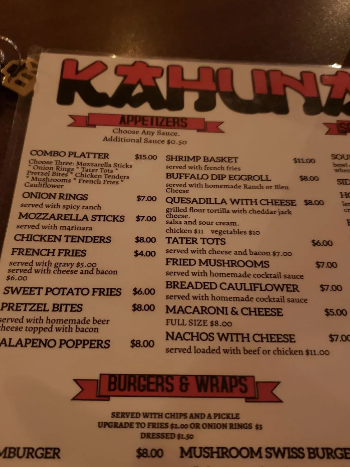 Menu 2