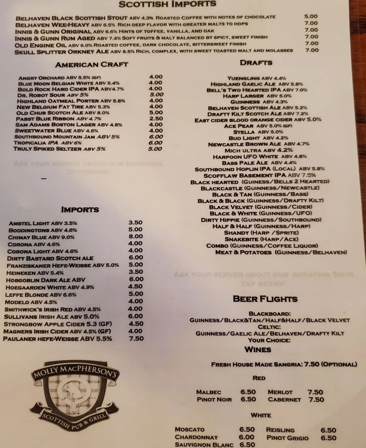 Menu 2