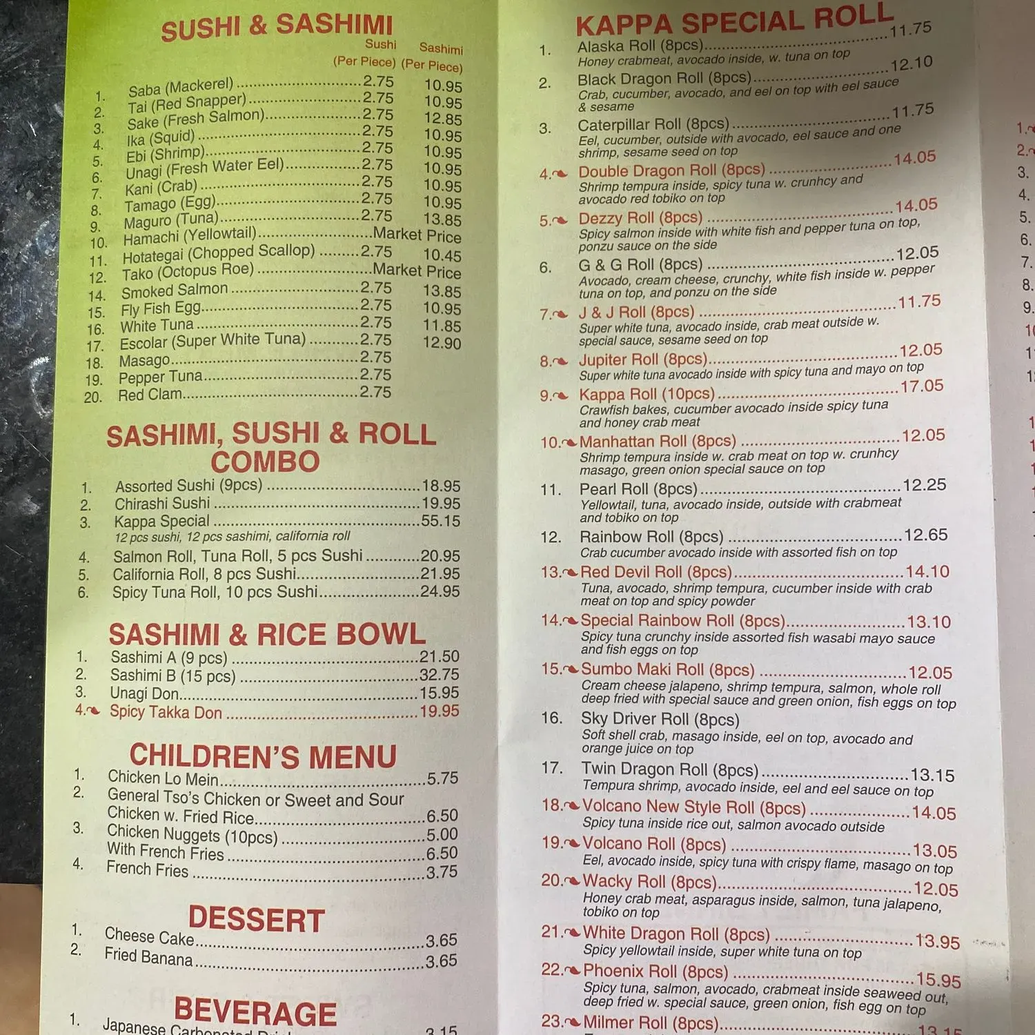 Menu 3