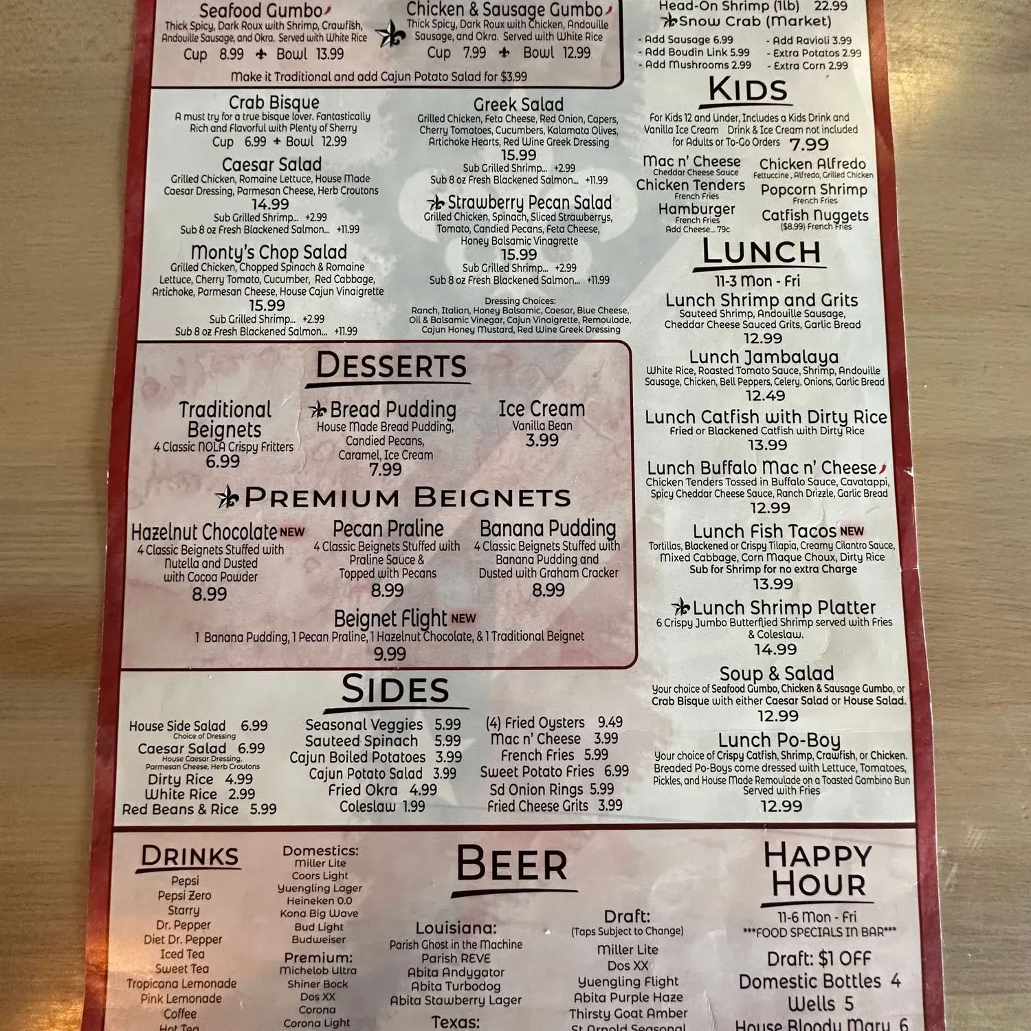 Menu 2