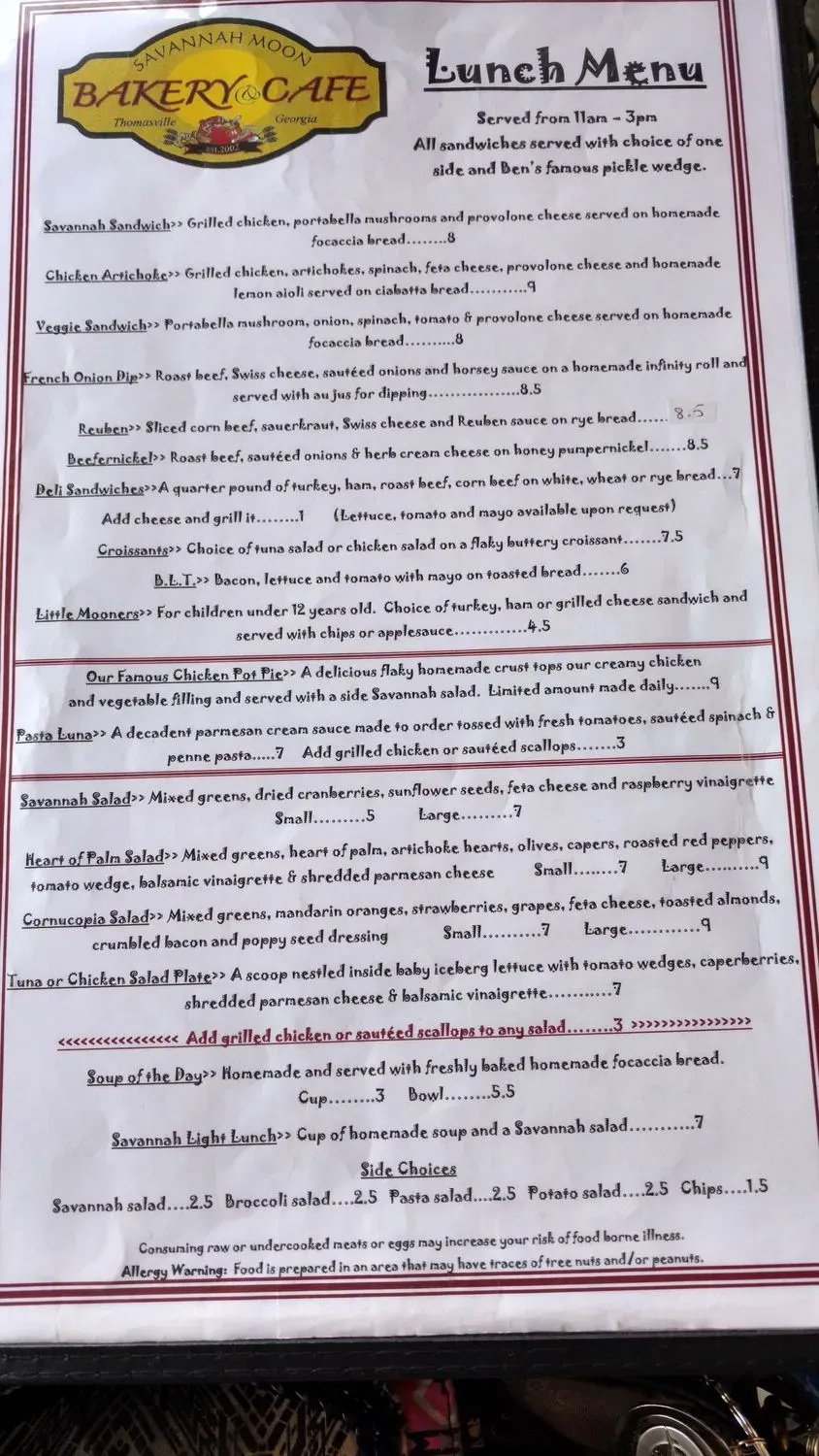 Menu 3