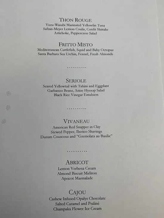 Menu 4