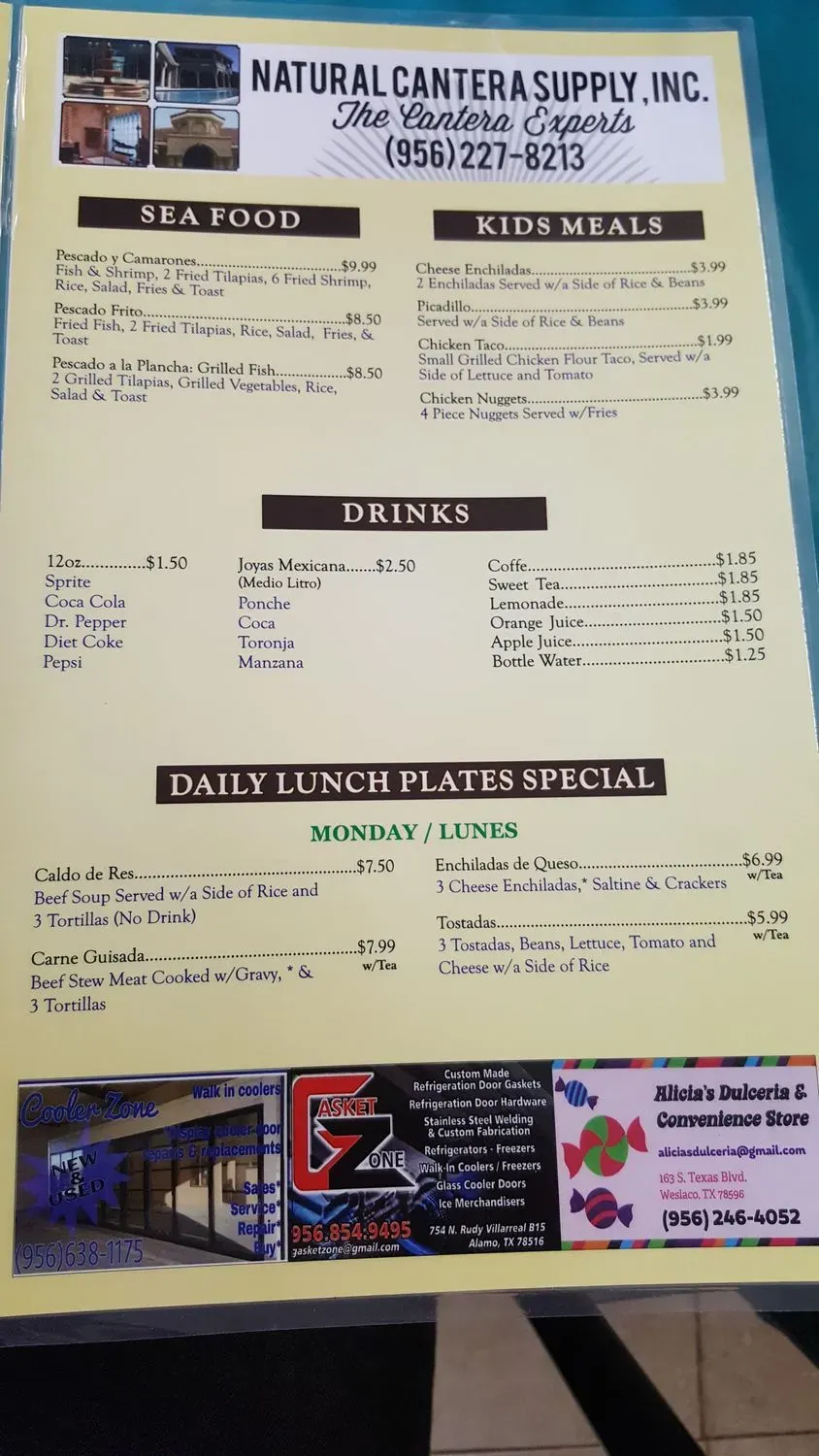 Menu 2