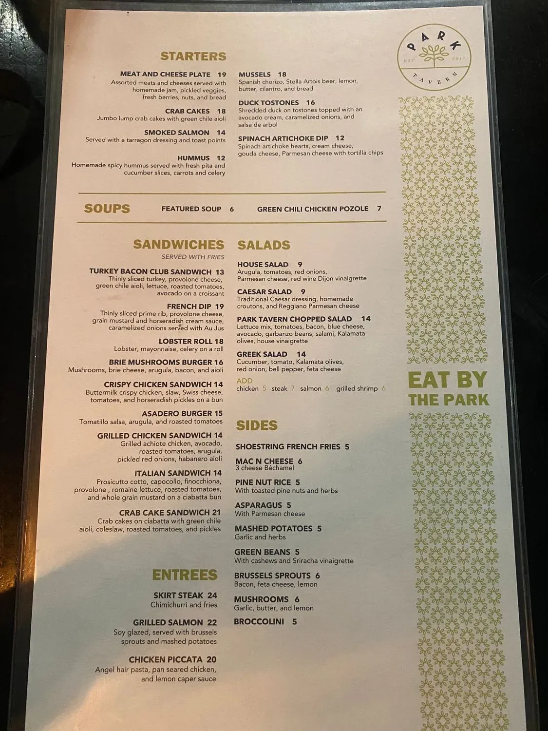 Menu 3