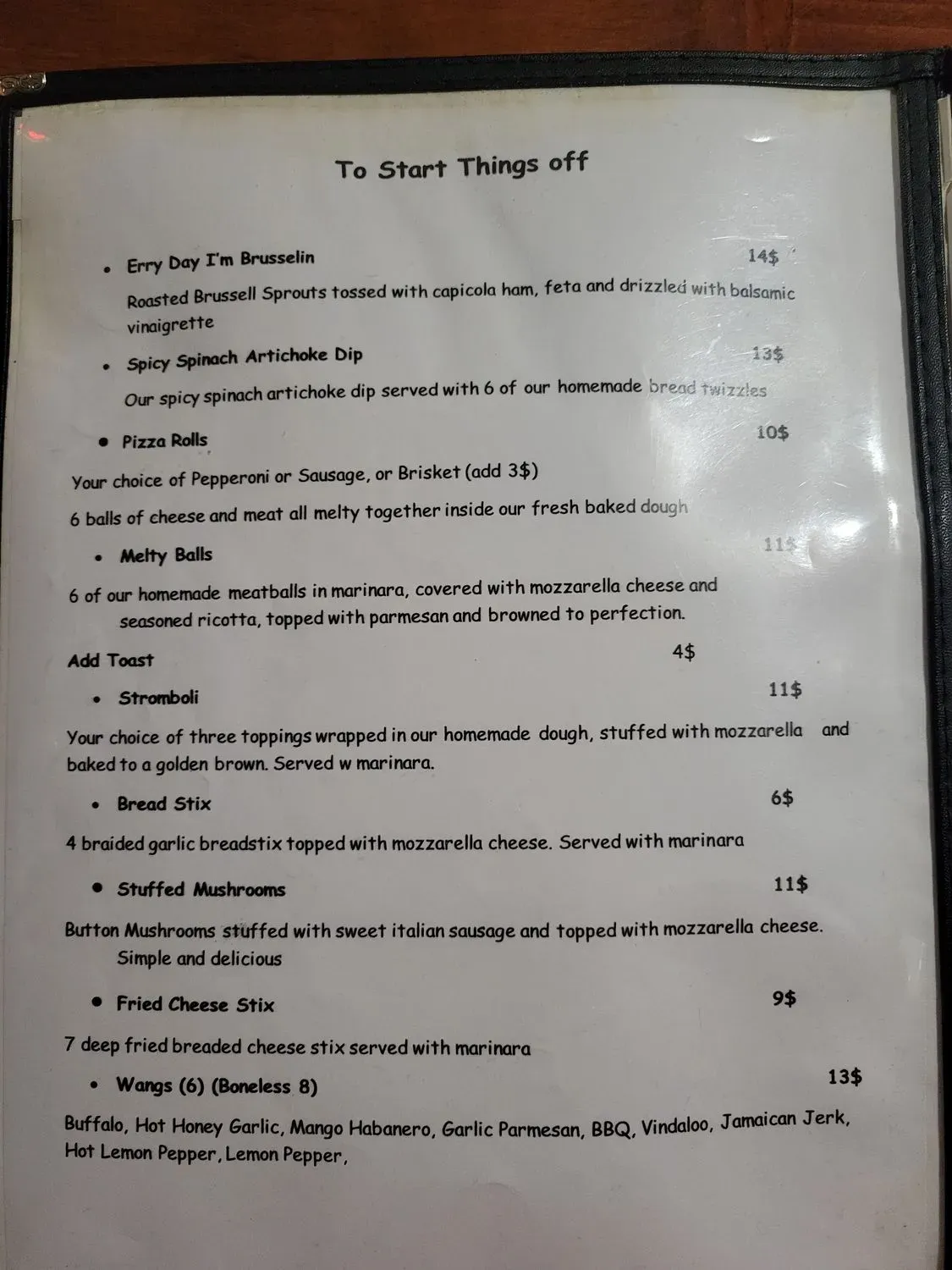 Menu 2