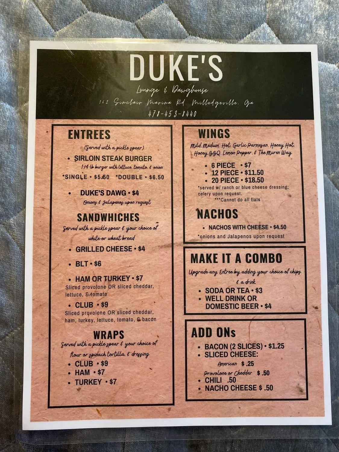 Menu 2