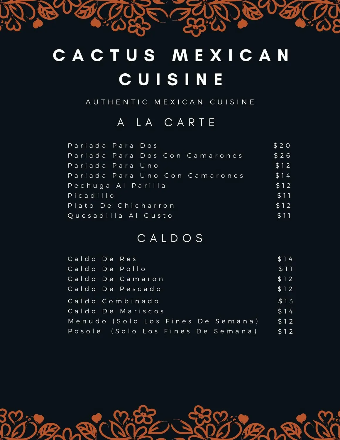 Menu 3