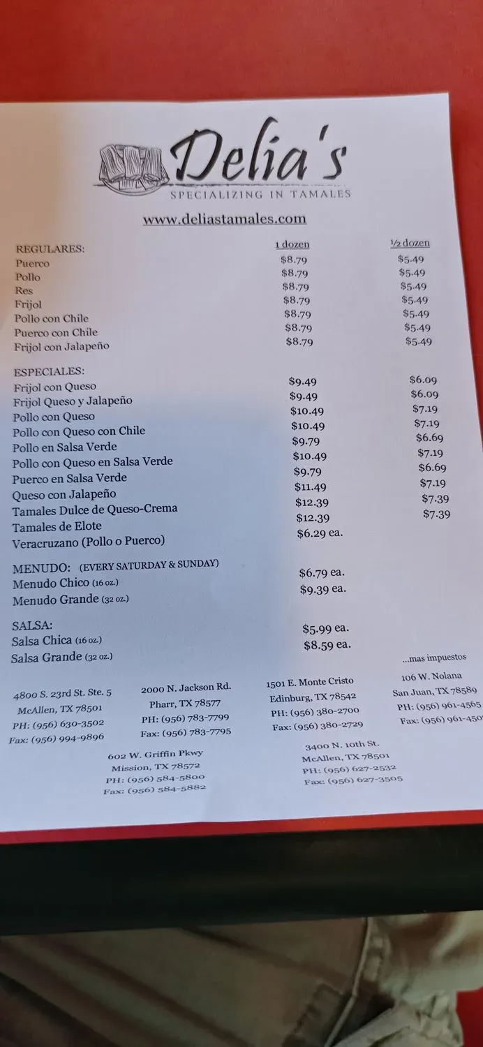 Menu 5