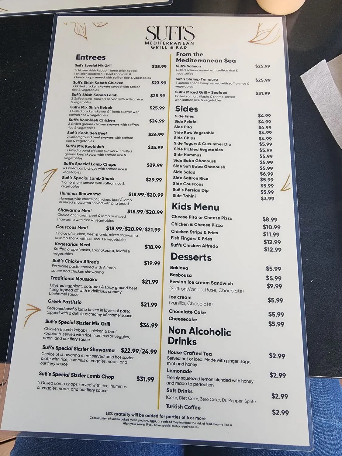 Menu 6