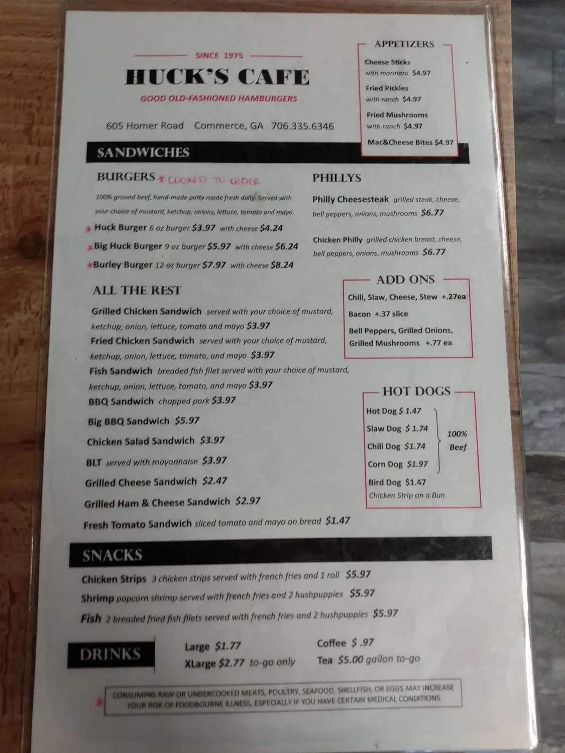 Menu 6