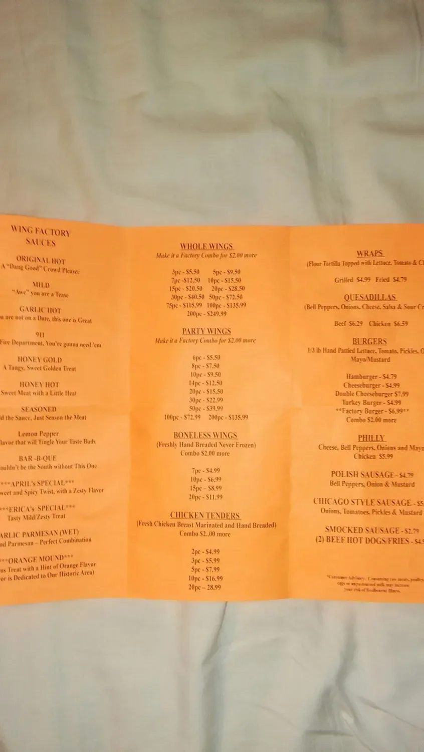 Menu 4