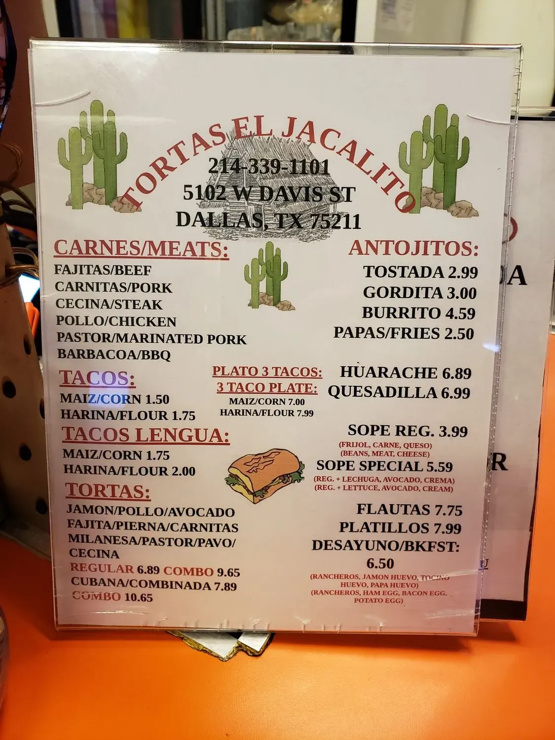 Menu 2