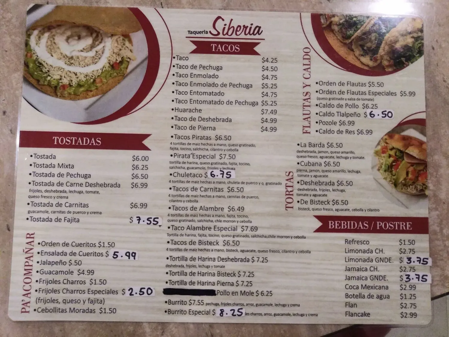 Menu 2