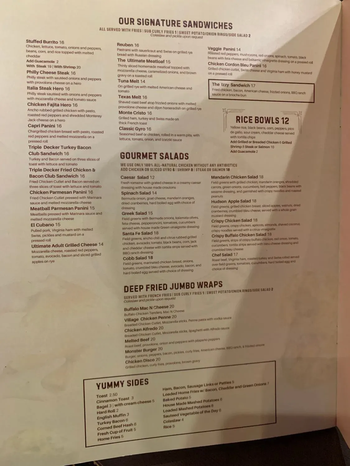 Menu 4