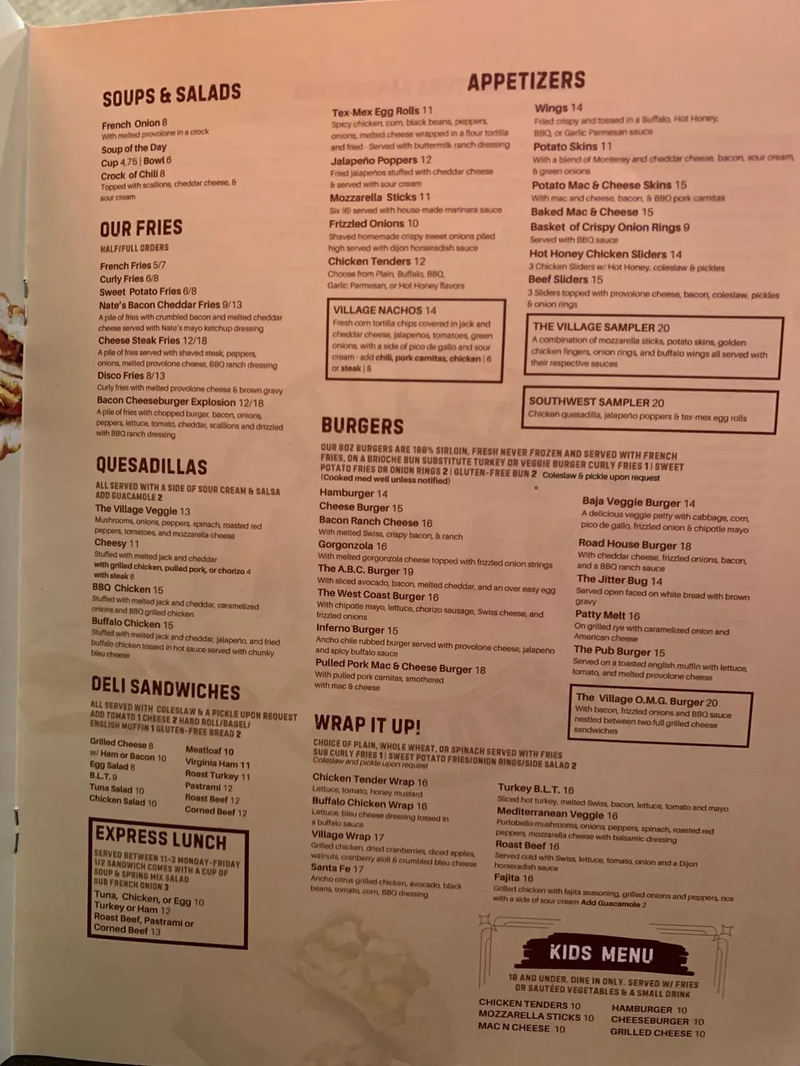 Menu 3