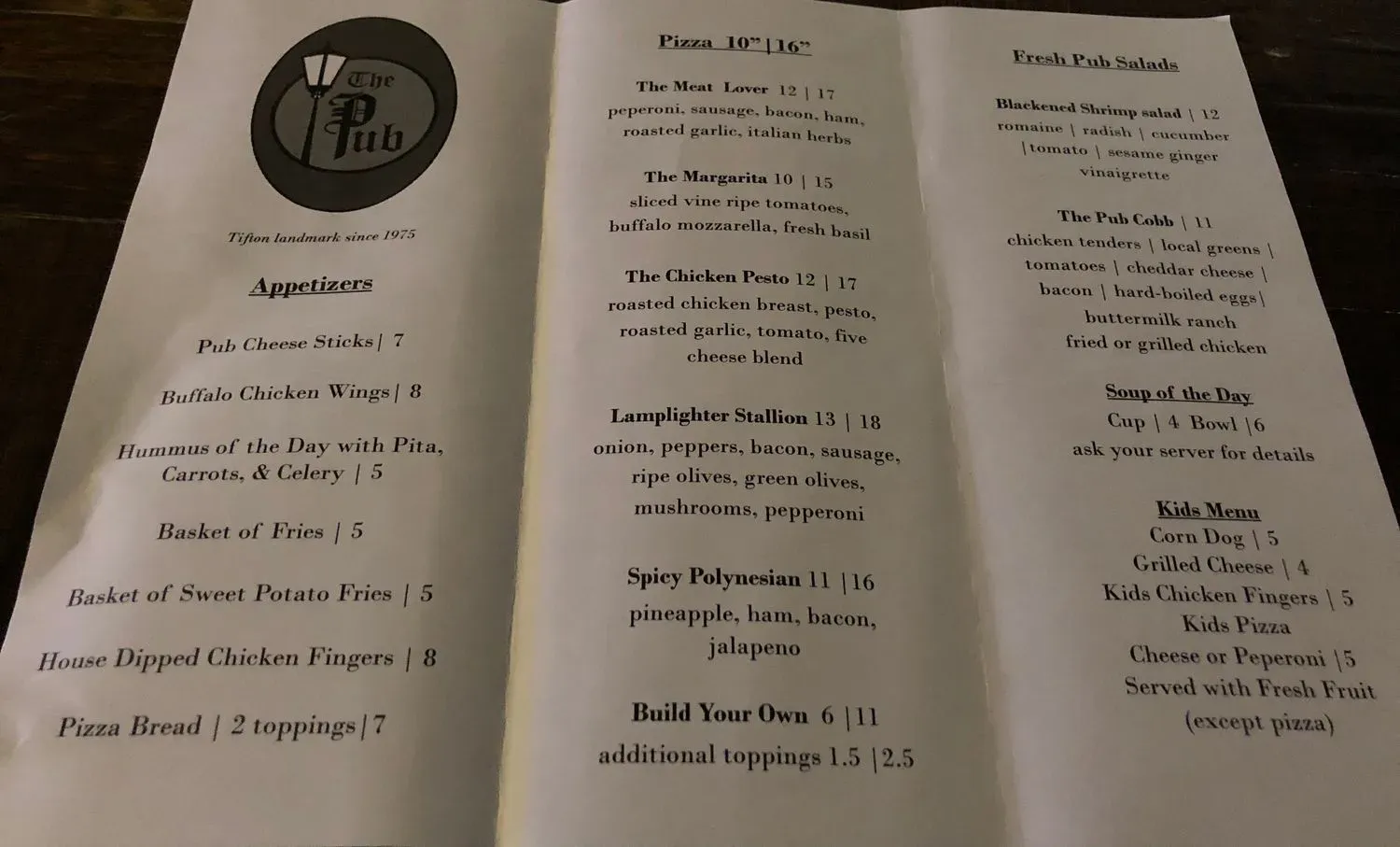 Menu 4