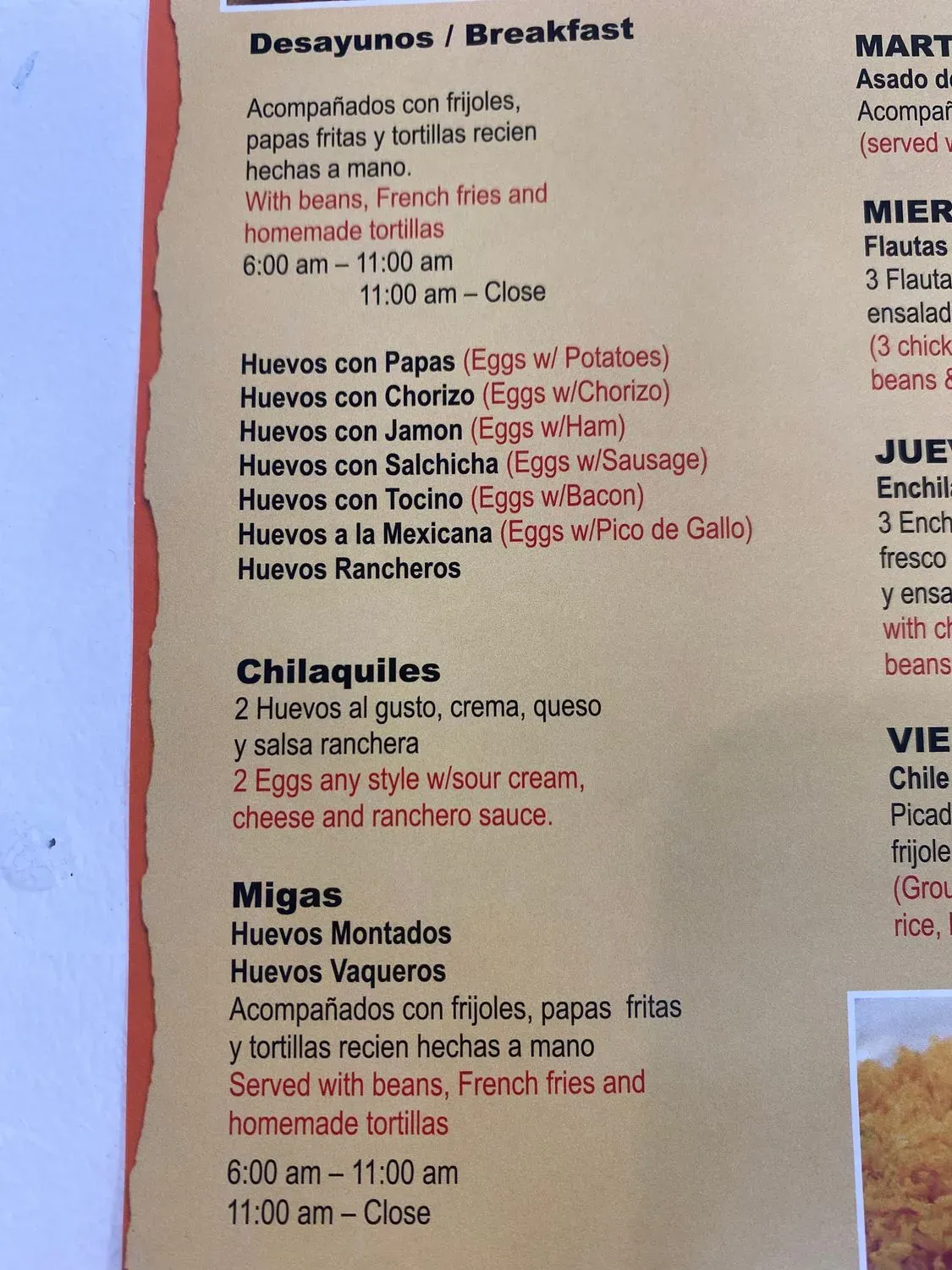 Menu 4